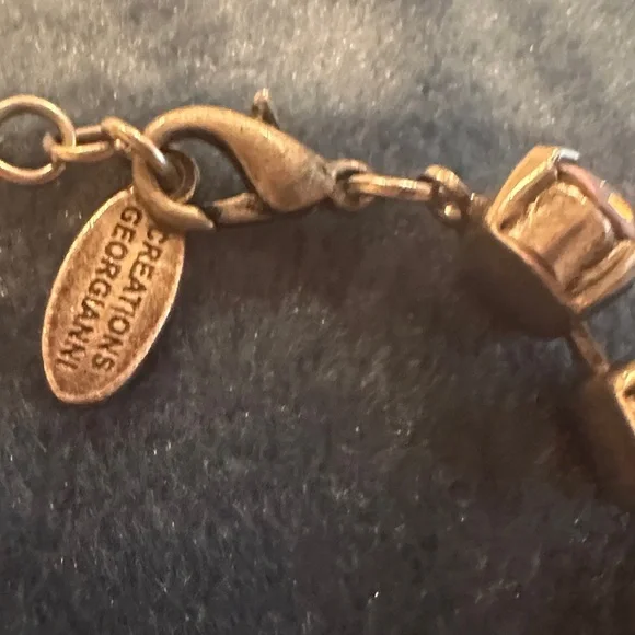 Pink Crystal Tennis Bracelet - Women Jewelry - Picture 3 of 10